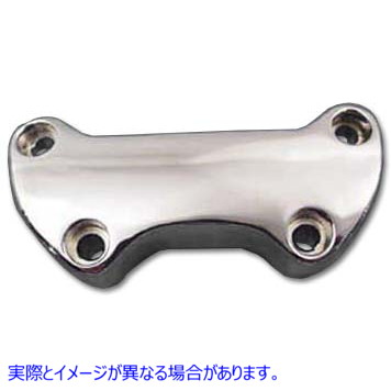 25-2104 スムースライザートップクランプクローム Smooth Riser Top Clamp Chrome 取寄せ Vツイン (検索用／