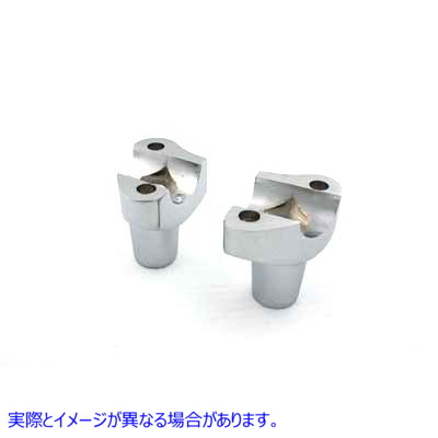 25-2115 ライザー ステム セット クローム Riser Stem Set Chrome 取寄せ Vツイン (検索用／56116-82A 56117-82A