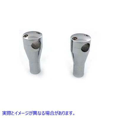 25-2129 4インチライザーセット クローム 4 inch Riser Set Chrome 取寄せ Vツイン (検索用／