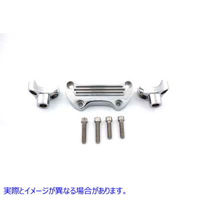 25-2132 1-1/8 インチ ライザー セット クローム 1-1/8 inch Riser Set Chrome 取寄せ Vツイン (検索用／