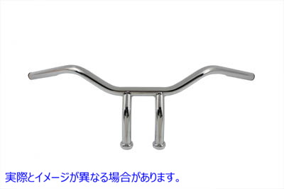 25-2153 インデント付き 7-1/2 インチ ライザーバー ハンドルバー 7-1/2 inch Riser Bar Handlebar with Indents 取寄せ Vツイン