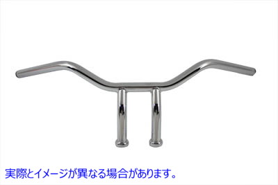 25-2162 インデントなしの 6 インチライザーハンドルバー 取寄せ Vツイン 6 inch Riser Handlebar without Indents (検索用／