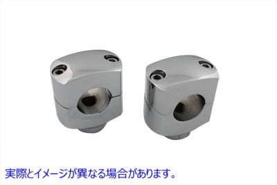 25-2184 1-1/2 インチ ショート ライザー セット クローム 1-1/2 inch Short Riser Set Chrome 取寄せ Vツイン (検索用／