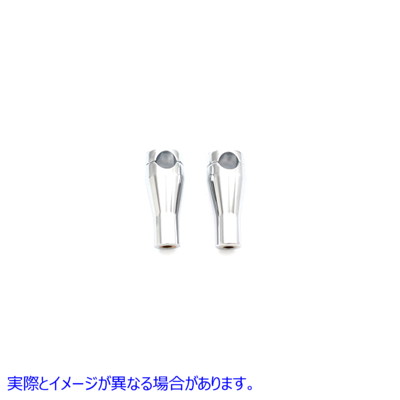 25-2202 4インチ グライド ライザー セット クローム 4 inch Glide Riser Set Chrome 取寄せ Vツイン (検索用／ Paughco 350