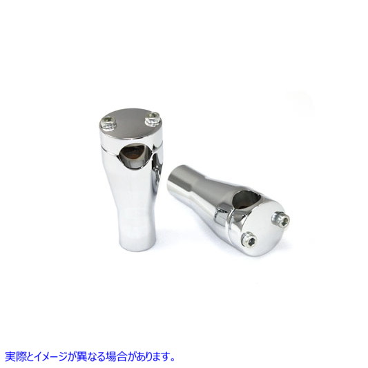 25-2203 4インチ グライド ライザー セット クローム 4 inch Glide Riser Set Chrome 取寄せ Vツイン (検索用／ Paughco 350A