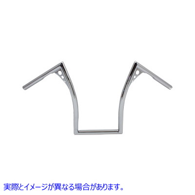 25-3253 インデント付き 15 インチ Z-Bar ハンドルバー 15 inch Z-Bar Handlebar with Indents 取寄せ Vツイン (検索用／