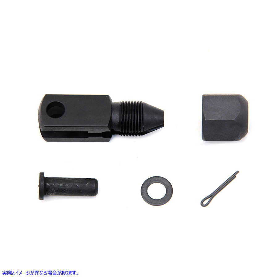 2593-5T ロア ブレーキ ケーブル クランプ パーカーライズド 取寄せ Vツイン Lower Brake Cable Clamp Parkerized (検索用／
