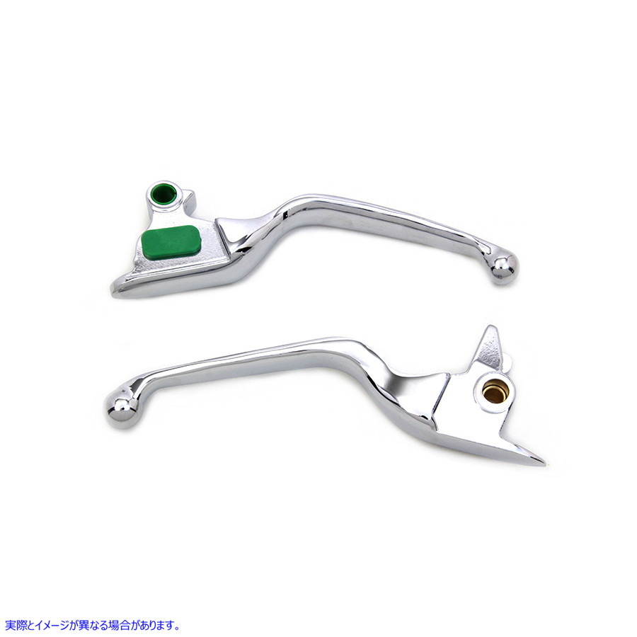 26-0000 クロームスムースワイドハンドレバーセット Chrome Smooth Wide Hand Lever Set 取寄せ Vツイン (検索用／