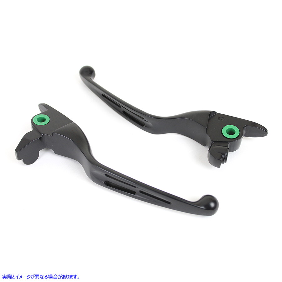 26-0008 M8 マットブラック 3スロットハンドレバーセット M8 Matte Black 3-Slot Hand Lever Set 取寄せ Vツイン (検索用／