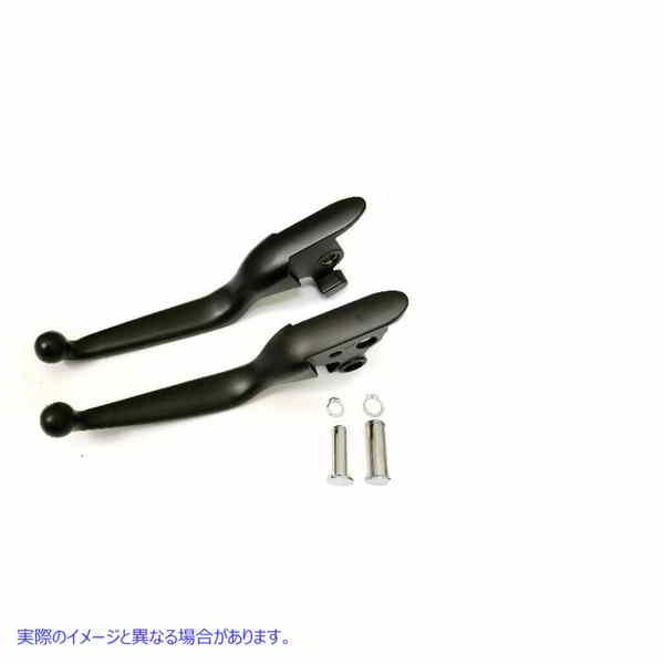 26-0014 ハンドレバーセット ブラック Hand Lever Set Black 取寄せ Vツイン (検索用／36700210