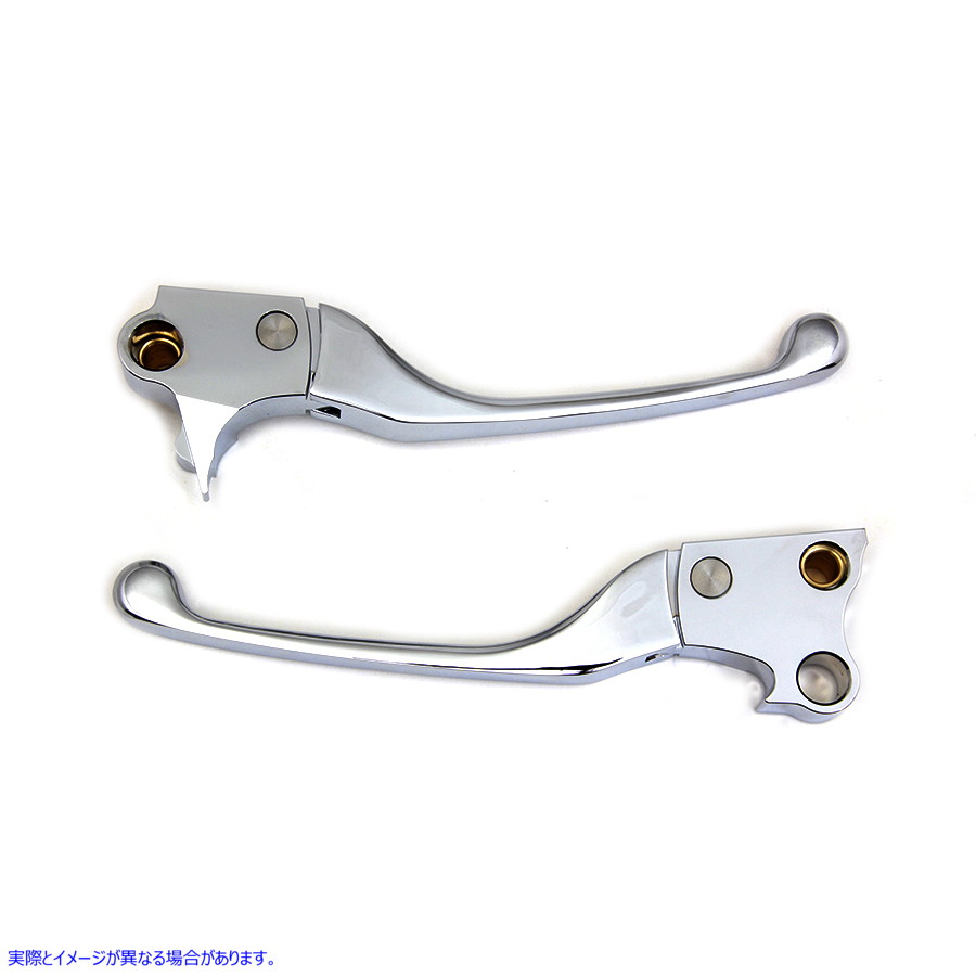 26-0115 クロームアジャスタブルハンドレバーセット Chrome Adjustable Hand Lever Set 取寄せ Vツイン (検索用／