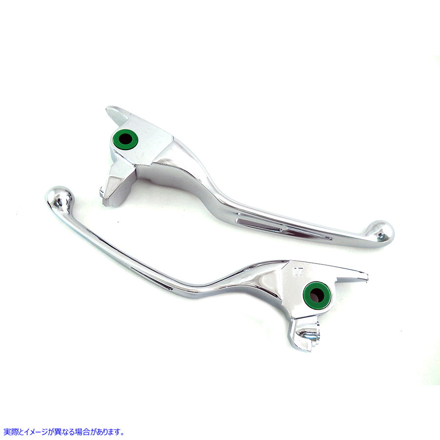 26-0326 M8 スロット付きハンド コントロール レバー キット クローム M8 Slotted Hand Control Lever Kit Chrome 取寄せ Vツイ