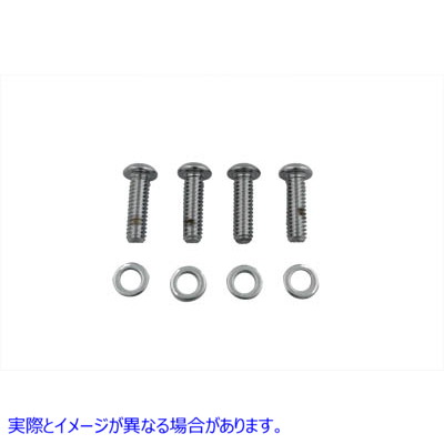 26-0400 クラッチレバークランプスクリューキット クローム Clutch Lever Clamp Screw Kit Chrome 取寄せ Vツイン (検索用／