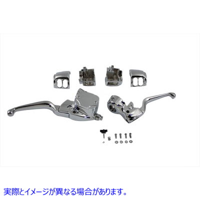 26-0402 ハンドルバー コントロール キット クローム Handlebar Control Kit Chrome 取寄せ Vツイン (検索用／