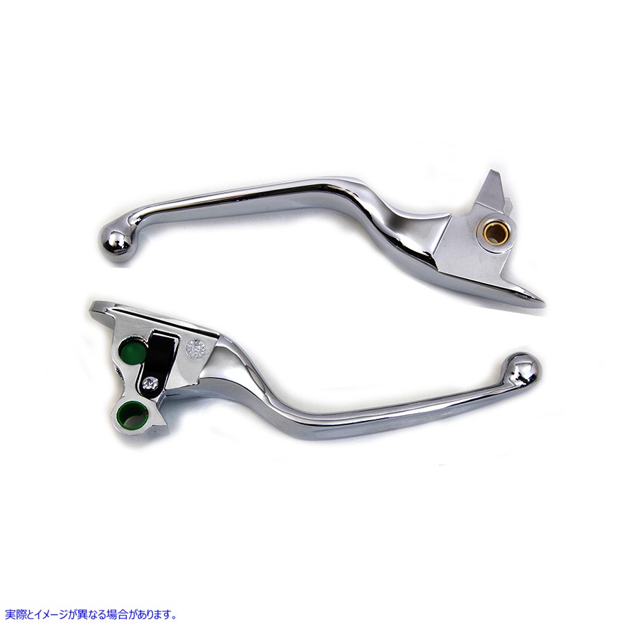 26-0468 コンターハンドレバーセット クローム Contour Hand Lever Set Chrome 取寄せ Vツイン (検索用／