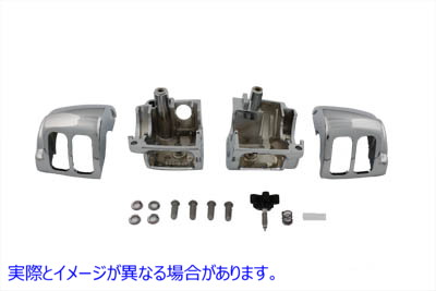 26-0793 ハンドルバー コントロール スイッチ ハウジング キット クローム Handlebar Control Switch Housing Kit Chrome 取寄せ