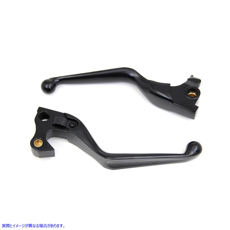 26-0805 ブラックハンドレバーセット 取寄せ Vツイン Black Hand Lever Set (検索用／