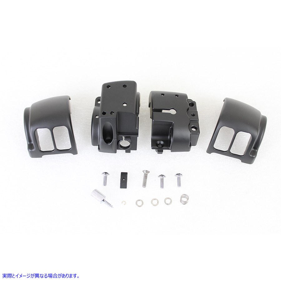 26-0847 ハンドルバー コントロール スイッチ ハウジング キット ブラック Handlebar Control Switch Housing Kit Black 取寄せ