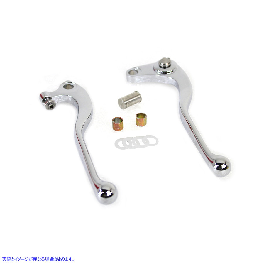 26-0886 オールドスクール ハンドレバーセット クローム Old School Hand Lever Set Chrome 取寄せ Vツイン (検索用／