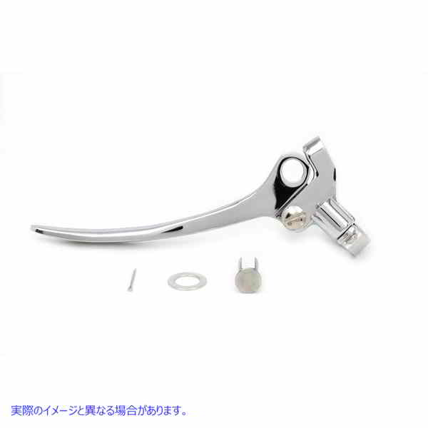 26-0951 クローム レプリカ ブレーキ ハンド レバー アセンブリ Chrome Replica Brake Hand Lever Assembly 取寄せ Vツイン (検