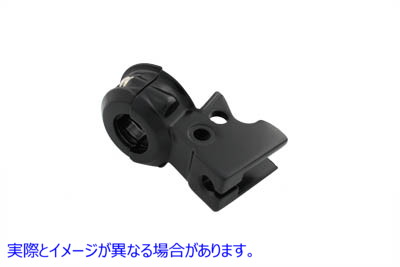 26-2165 クランプ付ハンドレバーブラケット ブラック Hand Lever Bracket with Clamp Black 取寄せ Vツイン (検索用／38608-82A