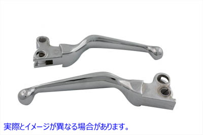 26-2171 クロームコンターハンドレバーセット Chrome Contour Hand Lever Set 取寄せ Vツイン (検索用／