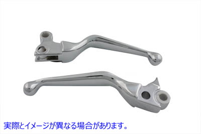 26-2178 クロームスムースコンターハンドレバーセット Chrome Smooth Contour Hand Lever Set 取寄せ Vツイン (検索用／