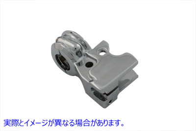 26-2194 Chrome Clutch Hand Lever Bracket with Clamp 取寄せ Vツイン (検索用／42808-04 38671-04 V-Twin