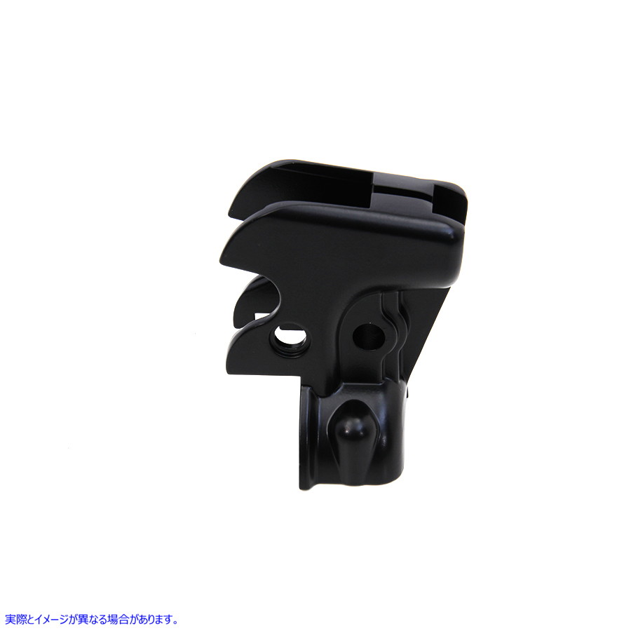 26-2228 ブラック クラッチ ハンド レバー ブラケット 取寄せ Vツイン Black Clutch Hand Lever Bracket (検索用／36700013