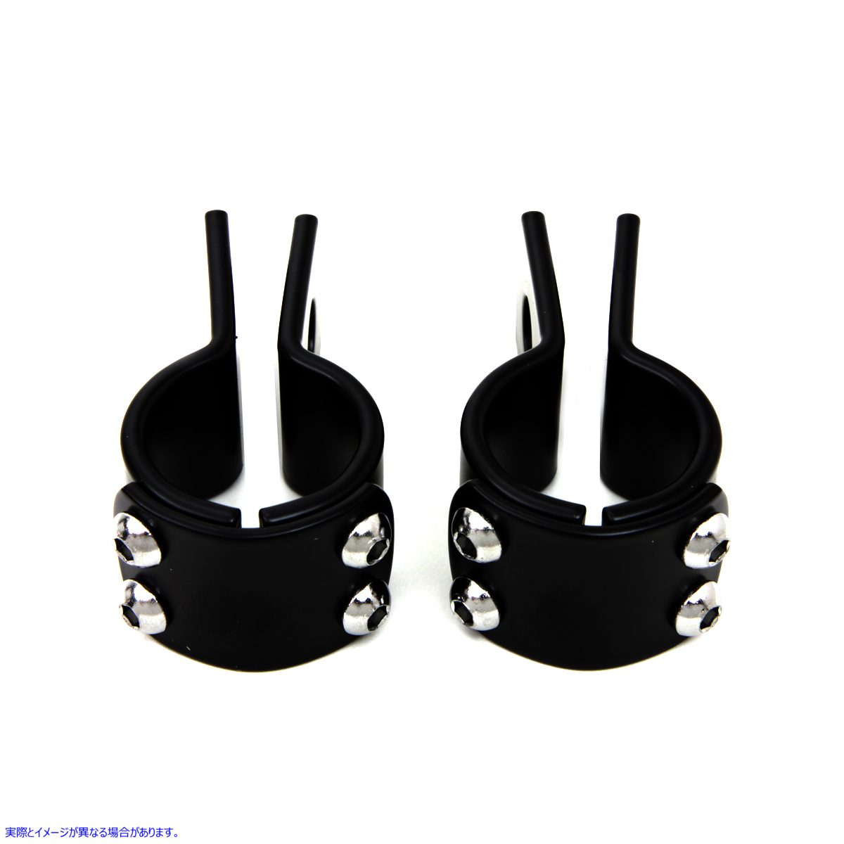 27-0003 Black 1-1/4 Mount Clamp Set 取寄せ Vツイン (検索用／50904-85T Wyatt Gatling