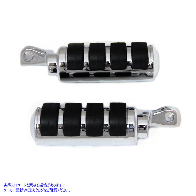 27-0006 ラージ クローム キャッツ パウ フットペグ セット Large Chrome Cats Paw Footpeg Set 取寄せ Vツイン (検索用／