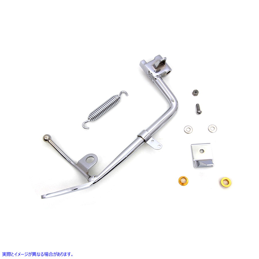 27-0015 クロームキックスタンドアセンブリ Chrome Kickstand Assembly 取寄せ Vツイン (検索用／