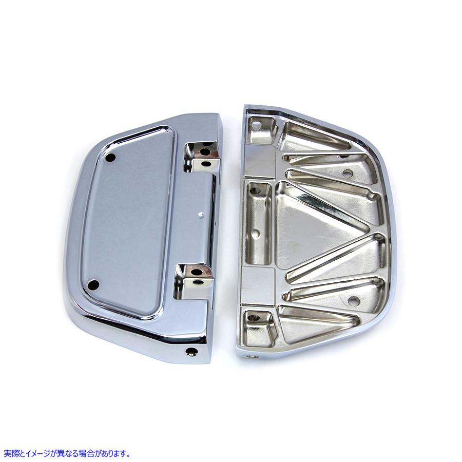 27-0016 クロームパッセンジャーフットボードセット Chrome Passenger Footboard Set 取寄せ Vツイン (検索用／50613-91A