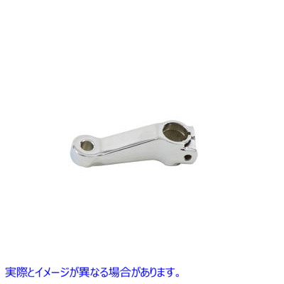 27-0055 クローム右側フットペグマウントサポート Chrome Right Side Footpeg Mount Support 取寄せ Vツイン (検索用／52698-65