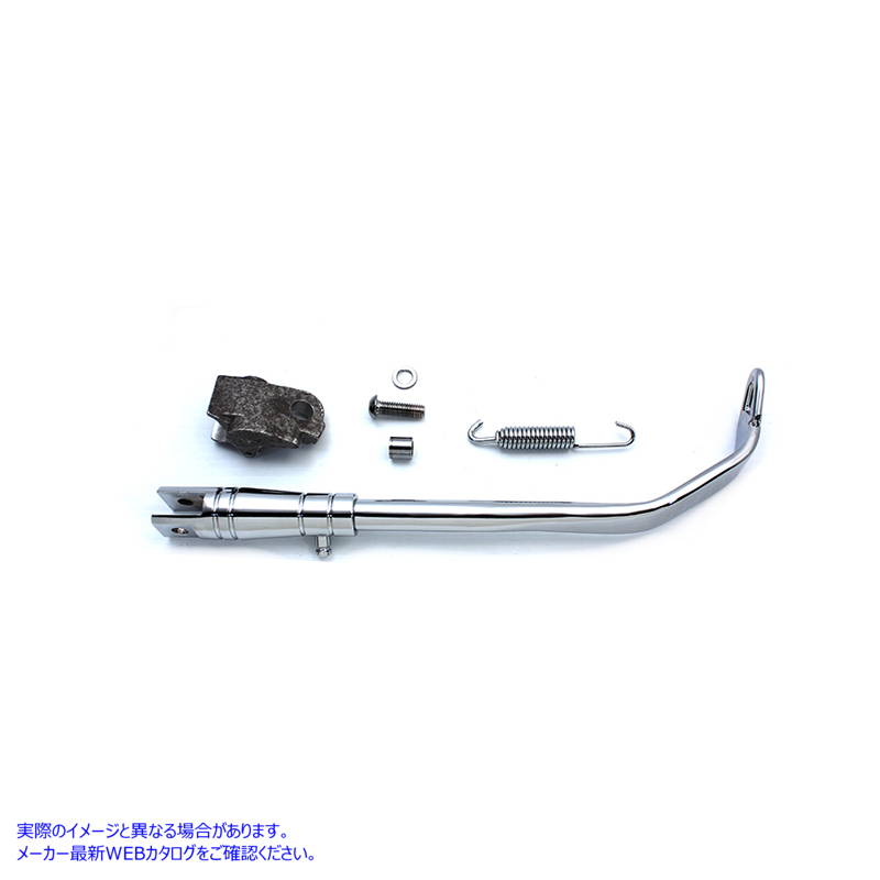 27-0257 キックスタンドキットのクロム溶接 Chrome Weld on Kickstand Kit 取寄せ Vツイン (検索用／