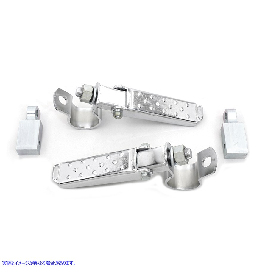 27-0272 スチール製ディンプルフットペグキット Steel Dimpled Footpeg Kit 取寄せ Vツイン (検索用／