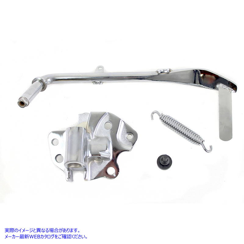 27-0442 M8 キックスタンド アセンブリ クローム M8 Kickstand Assembly Chrome 取寄せ Vツイン (検索用／