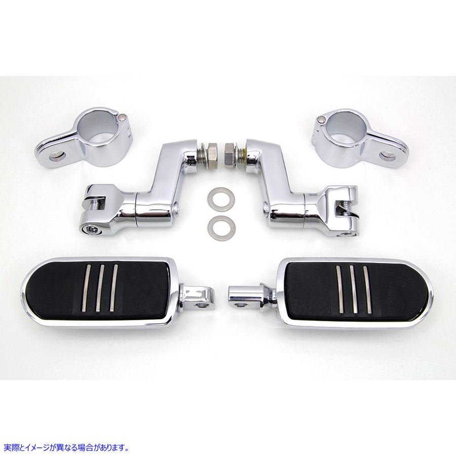 27-0485 クローム ストリームライナー フットペグ キット Chrome Streamliner Footpeg Kit 取寄せ Vツイン (検索用／