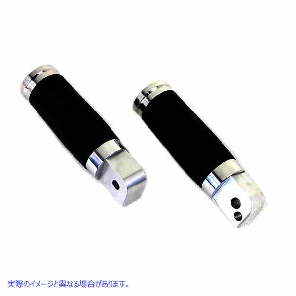 27-0496 ワイアットの 2018 ポリッシュ助手席フットペグ セット Wyatt Gatling 2018 Polished Passenger Footpeg Set 取寄せ Vツ