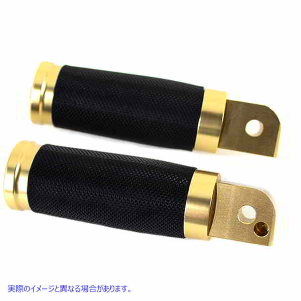 27-0497 ワイアットの 2018 真鍮製パッセンジャー フットペグ セット Wyatt Gatling 2018 Brass Passenger Footpeg Set 取寄せ V