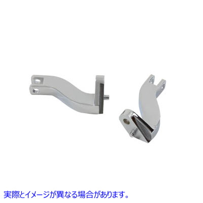 27-0517 フットペグ マウント ブラケット セット パッセンジャー クローム Footpeg Mount Bracket Set Passenger Chrome 取寄せ