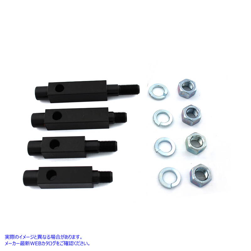 27-0600 フットボードブラケットセット ブラック Footboard Bracket Set Black 取寄せ Vツイン (検索用／