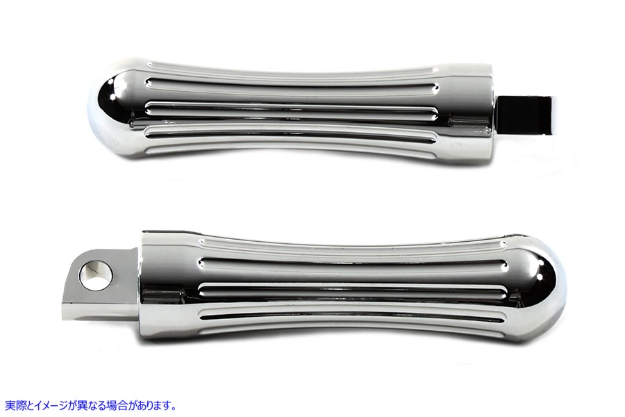 27-0603 クロームビレットバティックスタイルフットペグセット Chrome Billet Batique Style Footpeg Set 取寄せ Vツイン (検索