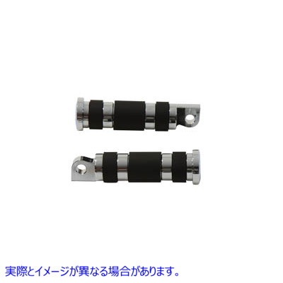 27-0615 クロームマグナリングスタイルパッセンジャーステップセット Chrome Magna Ring Style Passenger Footpeg Set 取寄せ V