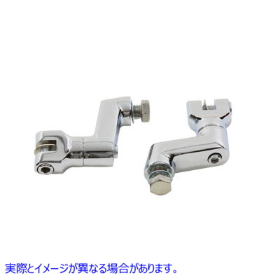 27-0617 オフセット フットペグ マウント キット クローム Offset Footpeg Mount Kit Chrome 取寄せ Vツイン (検索用／