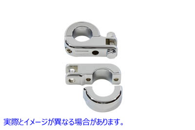 27-0654 クローム エンジン バー フットペグ マウント Chrome Engine Bar Footpeg Mount 取寄せ Vツイン (検索用／50957-02