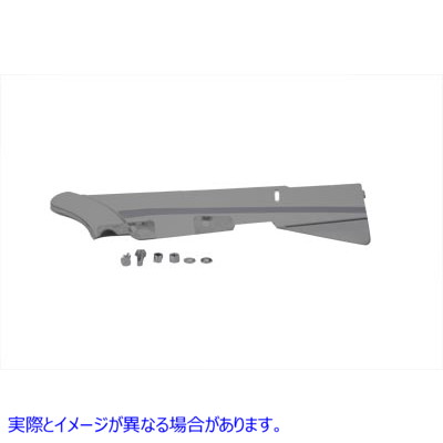 27-0686 クロームリアベルトガードロア Chrome Rear Belt Guard Lower 取寄せ Vツイン (検索用／60514-07A