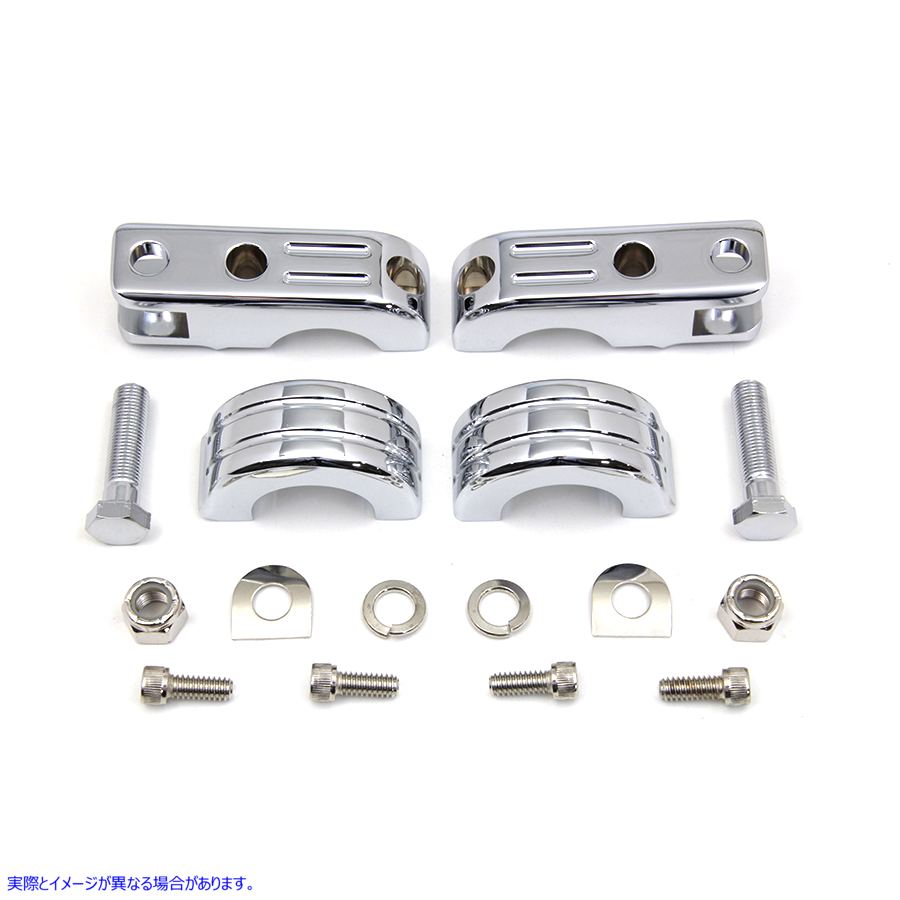 27-0698 ビレットフットペグマウントセット Billet Footpeg Mount Set 取寄せ Vツイン (検索用／50957-02