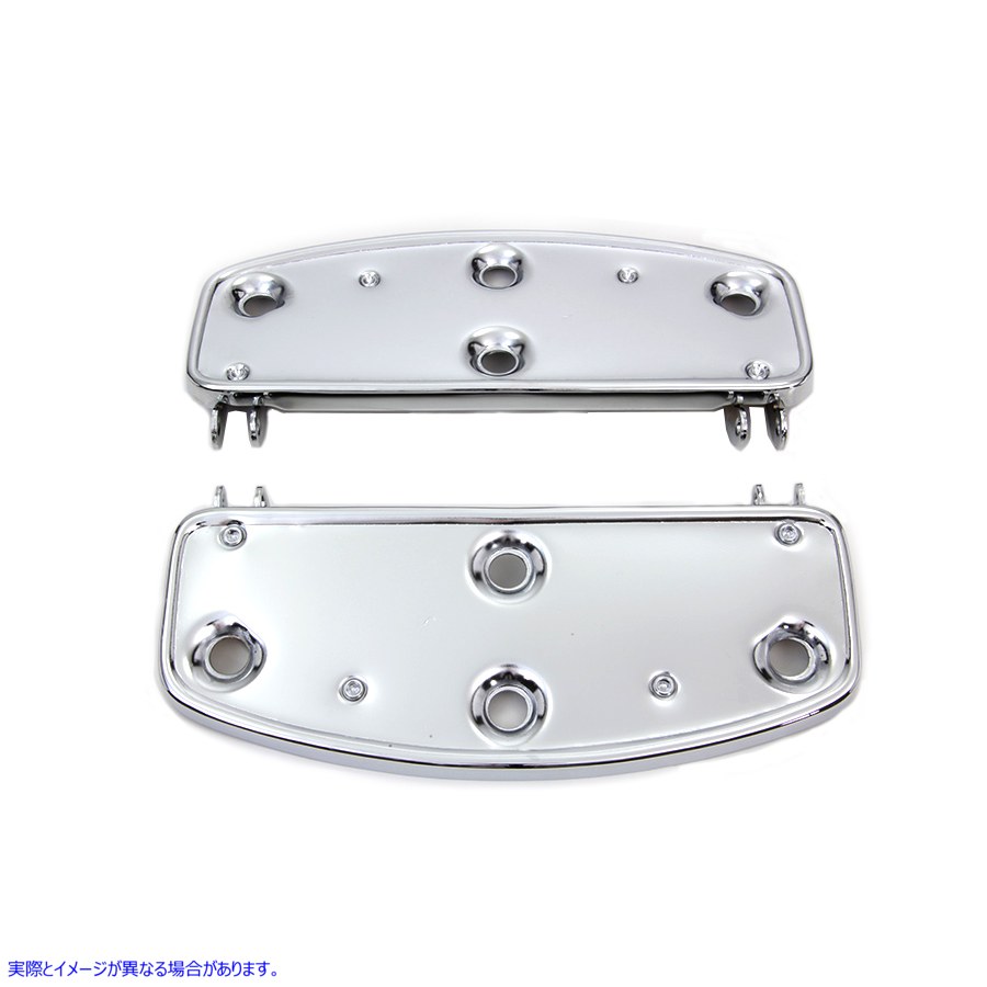 27-0749 レプリカドライバーフットボードのみ 取寄せ Vツイン Replica Driver Footboards Only (検索用／