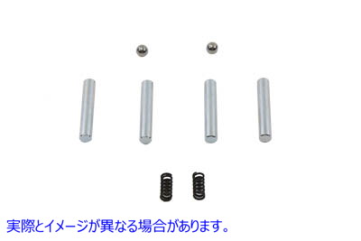 27-0803 助手席フットボードピンキット Passenger Footboard Pin Kit 取寄せ Vツイン (検索用／8860 33085-74